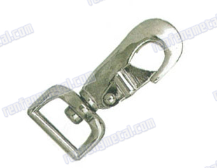 stainless steel swiveling strap cap snap