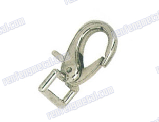 stainless steel spring snap with square strip