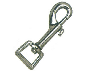 Steel zinc plated swiveling strap eye bolt snap