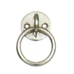 Stainless steel Round eye plate with ring