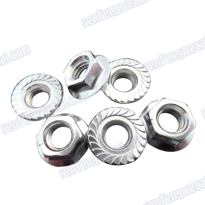 Alloy steel nickel white hex flange nut