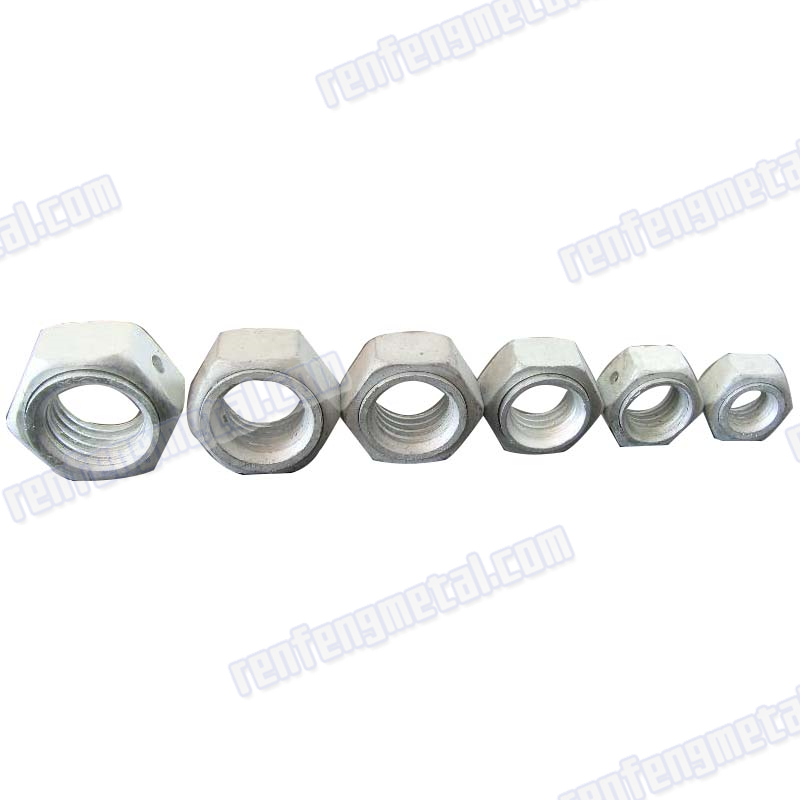 Carbon steel white zinc Anti theft Thread Nut