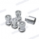 Galvanized alloy steel anti theft lock nut