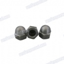 Carbon steel nickel plated hex domed cap nut