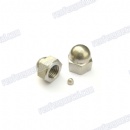 Gold Stainless steel dacroment hexn dom cap nut