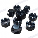 Oxide Black steel galvanized Castle slotted nut