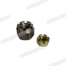 High purity Yellow zinc steel slotted castle nut
