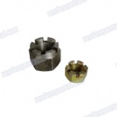 High purity Yellow zinc steel slotted castle nut