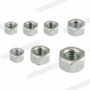 alloy steel white zinc threaded hex nut