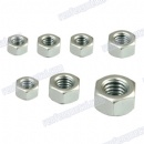 alloy steel white zinc threaded hex nut