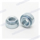 Alloy steel galvanized knurled hex rivet nuts