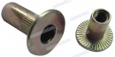 Brass color zinc high quality blind rivet nut
