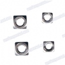 Galvanized stainless steel square weld nut
