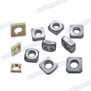 Yellow zinc brass high quality square cage nut