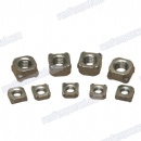 Dacroment carbon steel oxide black square nut