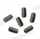 Oxide black low price titanium threaded screw