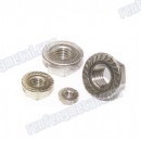 Hot sale dacroment stainless steel Hex flange nut