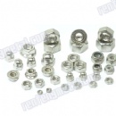M10 silver Stainless steel  hex thread nuts