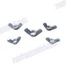 Silver nickeling stainless steel butterfly nut