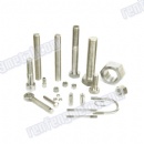 Hot sale white zinc stainless steel push nut