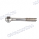 Nickel plated stainless steel eyelet bolt screw