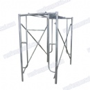 Silver dacroment iron door scaffolding Frame