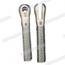 Dacroment carbon steel fastener screw with hole