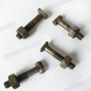Black Iron zinc plated T-type Fastener screws