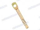 Yellow zinc carbon steel Tie wire anchor with clip