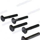 Custom  black zinc plated T-type screw