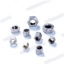 Aluminum alloy High strength nuts white zinc