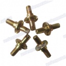 Custom brass bolt Galvanized gold