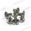  brass Plum screw white zinc