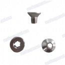 Titanium alloy Plum Screw yellow zinc