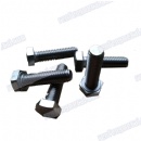 Carbon steel Hex screws black oxide finish