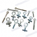 alloys steel eye screw yellow zinc