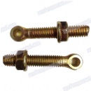 Hot brass steel eye screws customized multicolor