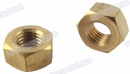 Hot sale gold galvanized hex brass nut