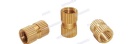 High quality yellow zinc brass insert nut