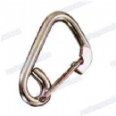 Hot sale iron zinc plated delta simple snap hook