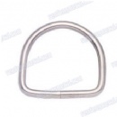 Made in china stainless steel nickel plated D-ring