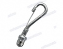 High quality zinc plated steel pet chain hook