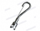 Zinc plated iron animal chain hook