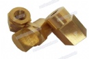 Made in china gold dacroment brass nuts