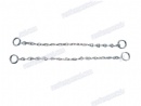 Asia brass finished chain zinc plated