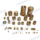 Factory price M10 yellow zinc hex brass nut