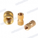 M8 Nickel plated  high quality Brass insert nut