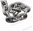 DIN 5685 Iron black short link chain