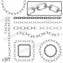 DIN764 stainless steel galvanized link chain