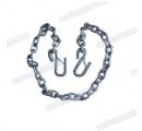 Zinc plated Safety Chain with Hooks both end